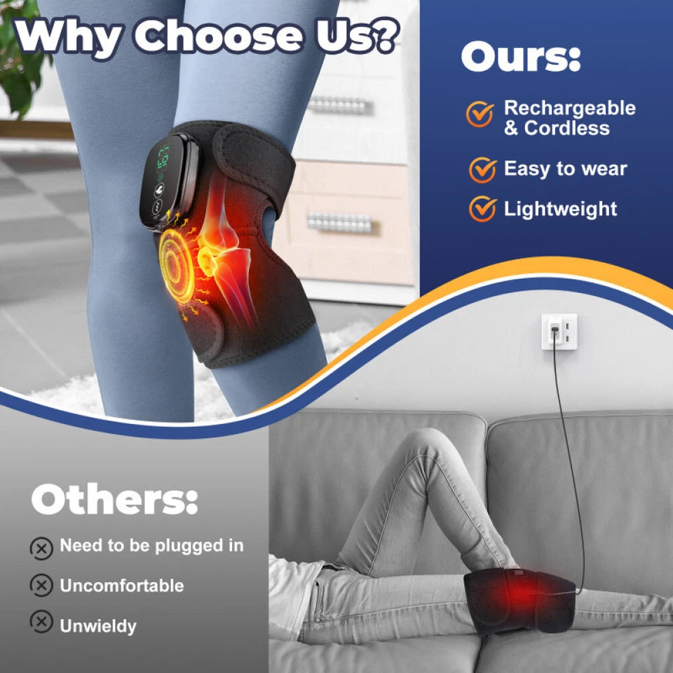 <p>Relax Stiff & <em>Tired Knees</em></p>